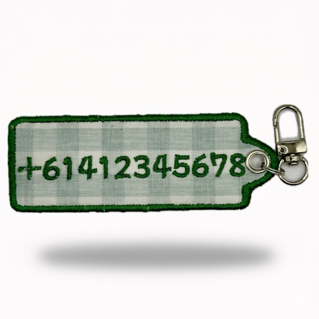 Luggage Tag Gingham
